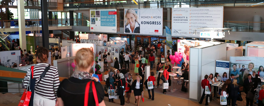 Blick über die Messe women&work